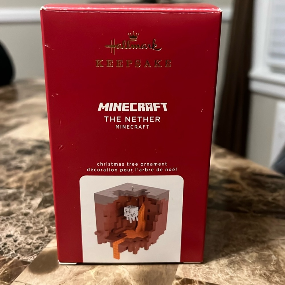 Minecraftt The Nether Christmas ornament like new
